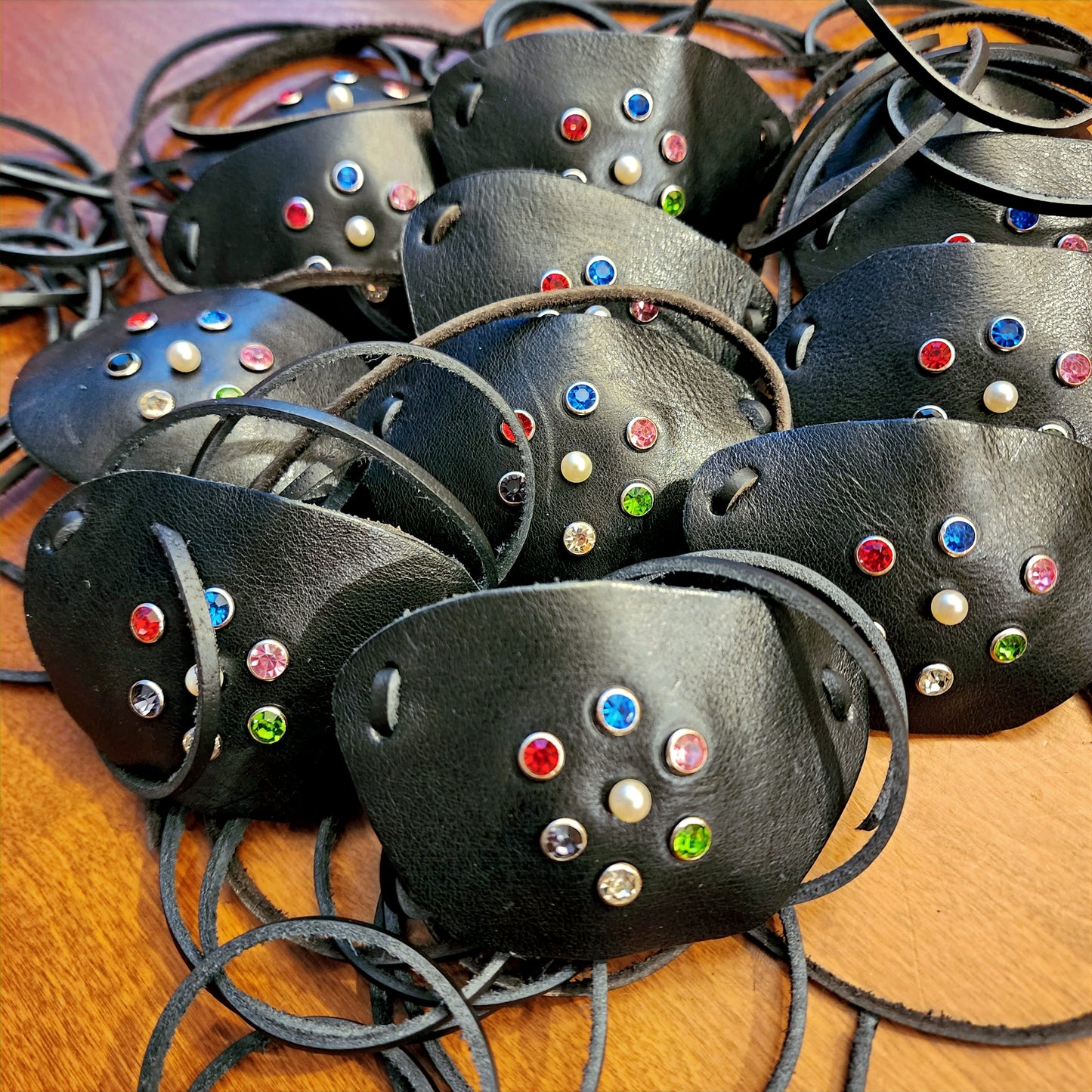 Handmade Real Leather Eye Patches