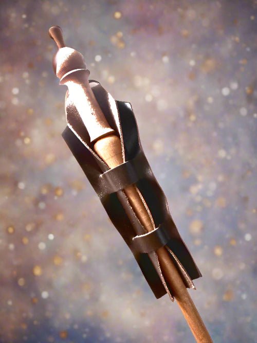 Brown Leather Magic Wand Holster