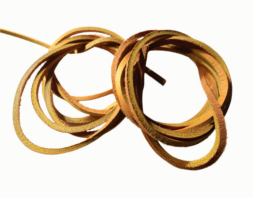 Set of Brown Leather Laces