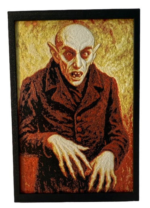Original Nosferatu 3 - D Printed Painting with Printed Frame - Bientro