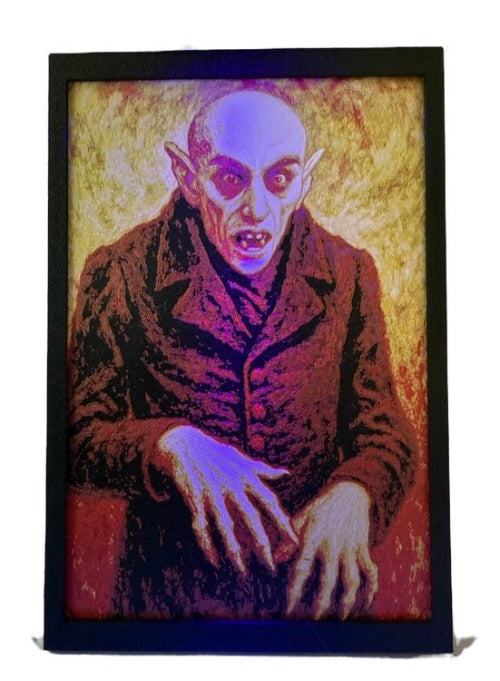 Original Nosferatu 3 - D Printed Painting with Printed Frame - Bientro