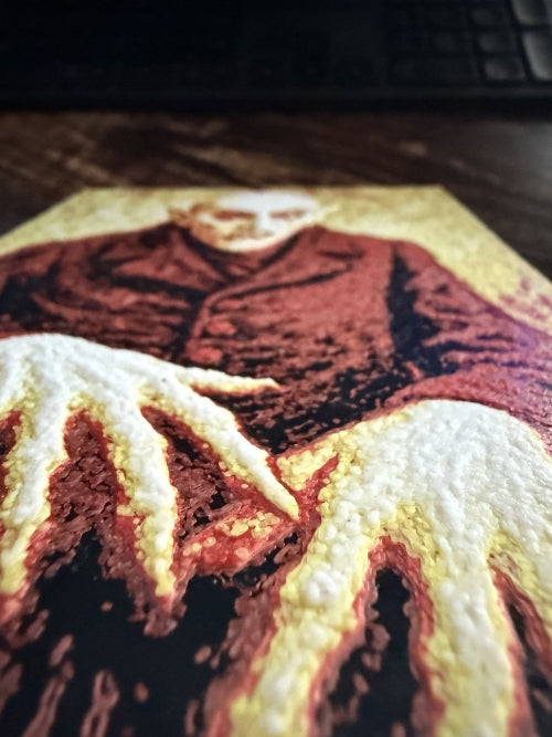 Original Nosferatu 3 - D Printed Painting with Printed Frame - Bientro