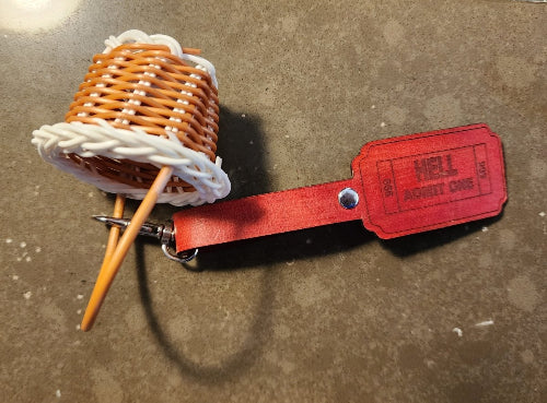 Leather Ticket to Hell with a Hand Basket - Bientro