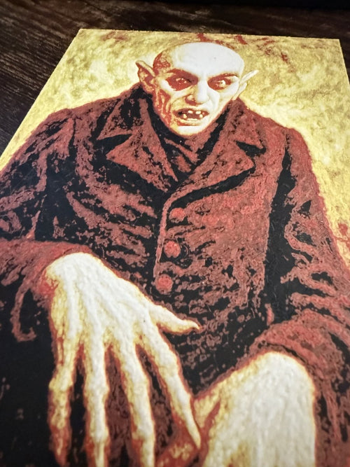 Original Nosferatu 3 - D Printed Painting with Printed Frame - Bientro