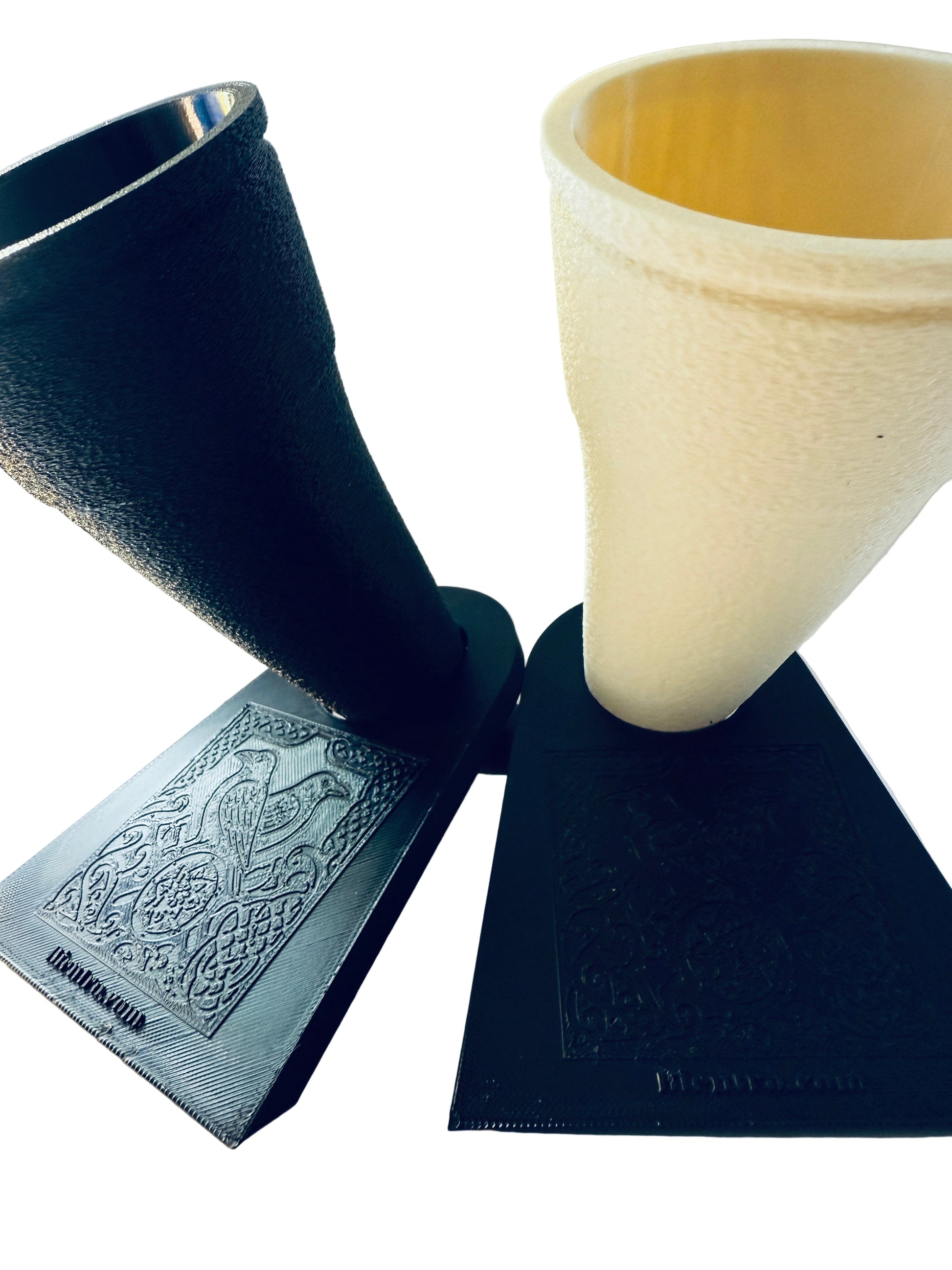 Plastic Drinking Horn with stand