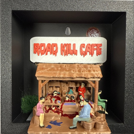 Road Kill Cafe diorama