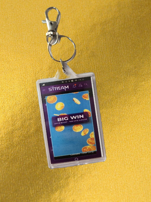 STREAM Licensed Acrylic Keychain - Big Win! - Bientro